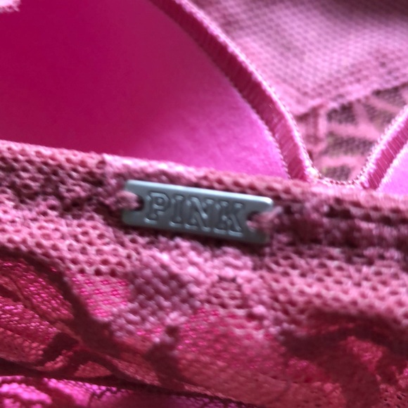 PINK Victoria’s Secret Lace Push Up Bralette - Picture 3 of 4